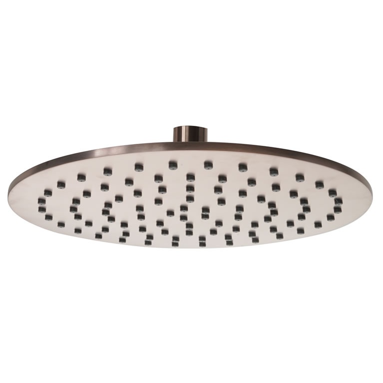 Jtp Vos Brushed Bronze 250mm Shower Head Sanctuary Bathrooms 6579